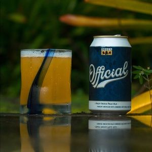 Beer Glass - Blue Streak